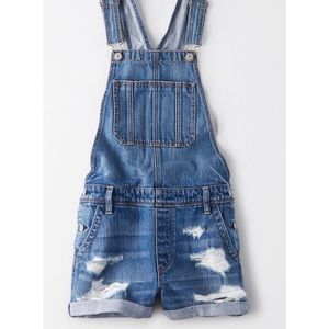 AE TOMGIRL DENIM SHORT OVERALL